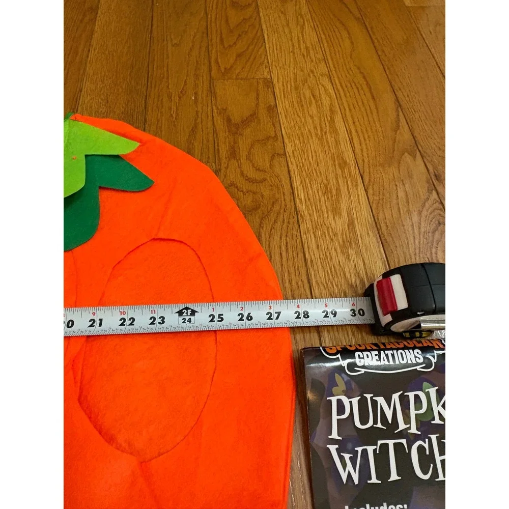 Spooktacular Creations Pumpkin Witch Child Costume Unisex Orange Standard 20650
